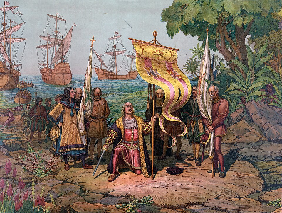 Fayl:Columbus Taking Possession.jpg