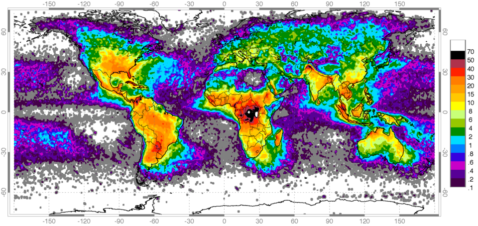 Fayl:Global Lightning Frequency.png
