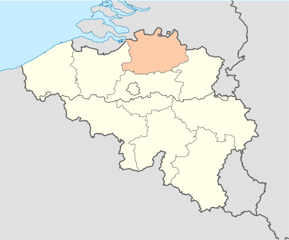 Fayl:Province of Antwerp (Belgium) location.svg