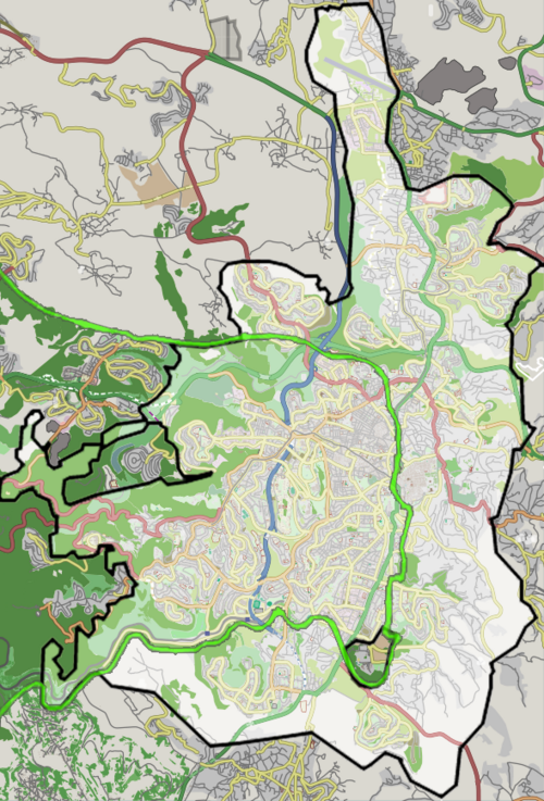 Fayl:Jerusalem location map without titles.png
