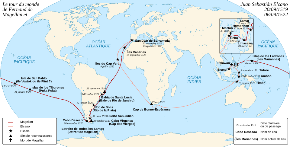 Fayl:Magellan Elcano Circumnavigation-fr.svg