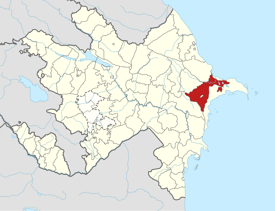Fayl:Absheron District in Azerbaijan 2021.svg
