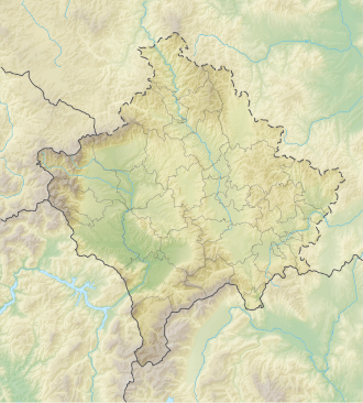 Zallina is located in Kosovo