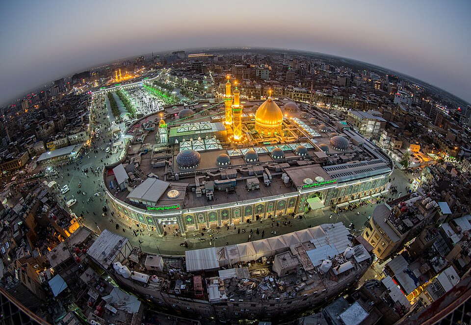 Fayl:صورة جوية لمعالم كربلاء.jpg