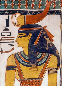 Serket Nefertari qabrida ko'rinib turibdi