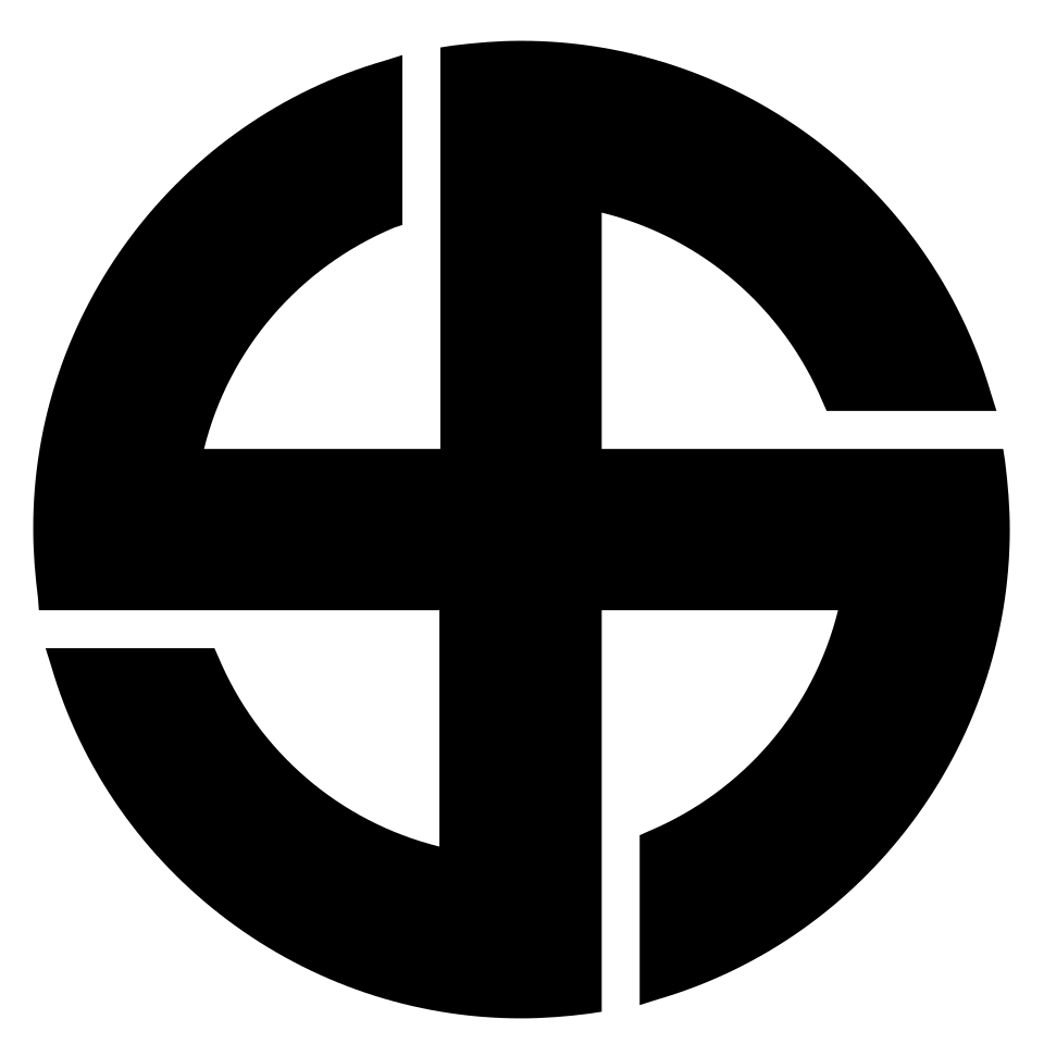 Fayl:Sun Cross Swastika.svg