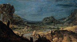Segers, Daryo vodiysi, c. 1626-1630- yillar; paneldagi moy