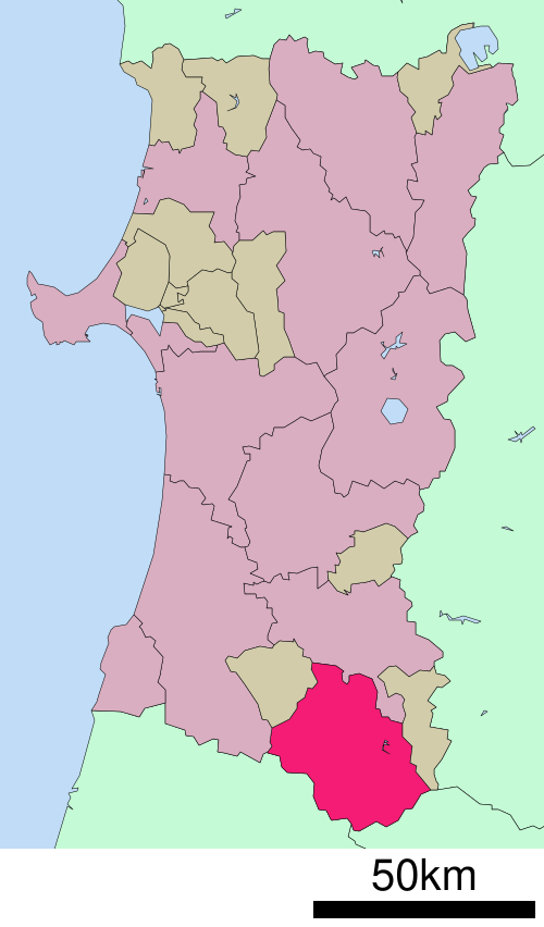 Fayl:Yuzawa in Akita Prefecture Ja.svg