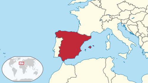 Fayl:Spain in its region (mainland).svg