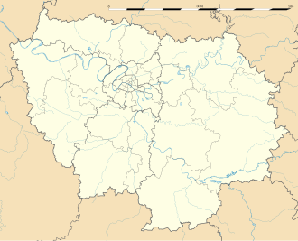 2024-yilgi Yozgi Olimpiada mashʼalasi estafetasi is located in Île-de-France (region)