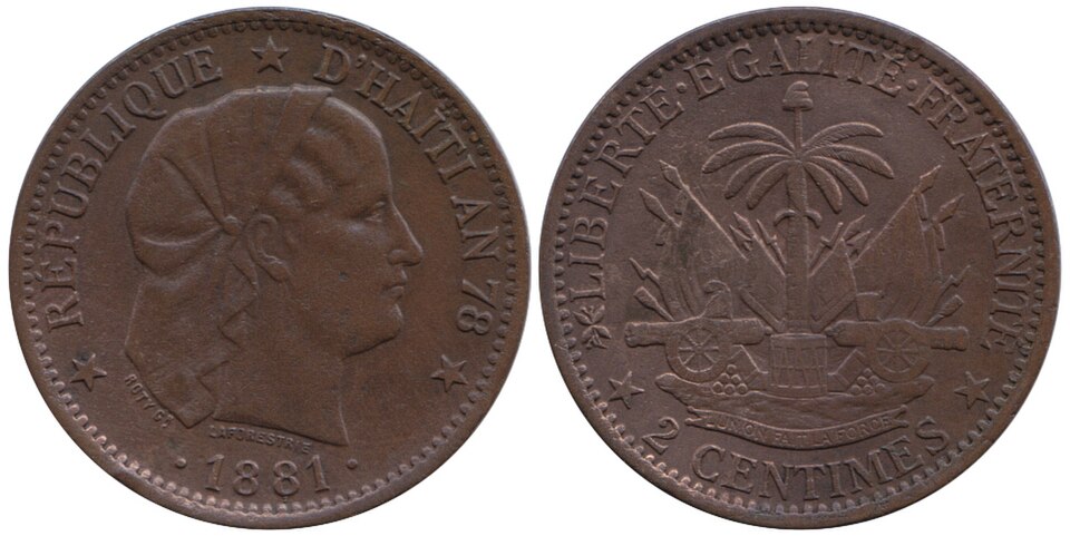 Fayl:Haiti, 1881 - 2 centimes.jpg