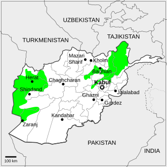 Fayl:Location Dari language in Afghanistan.svg