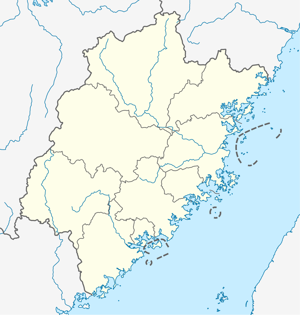 Fayl:China Fujian2 location map.svg