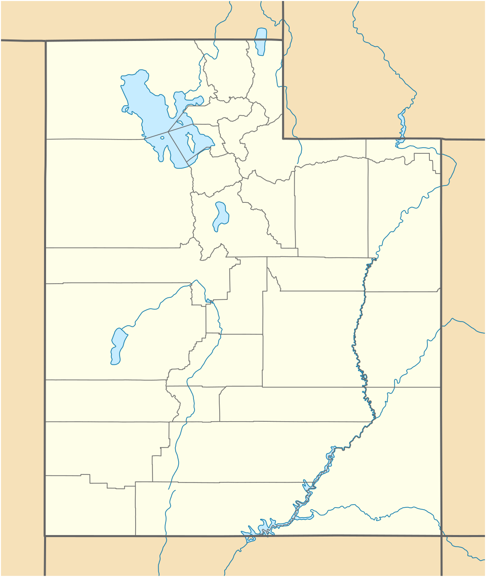 Fayl:USA Utah location map.svg