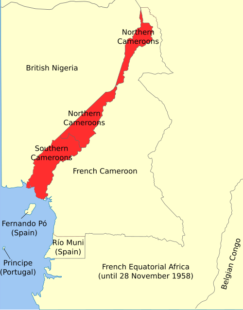 Fayl:Map of British Cameroons.svg