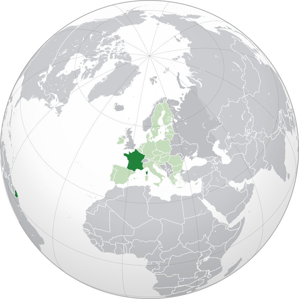 Fayl:EU-France (orthographic projection).svg