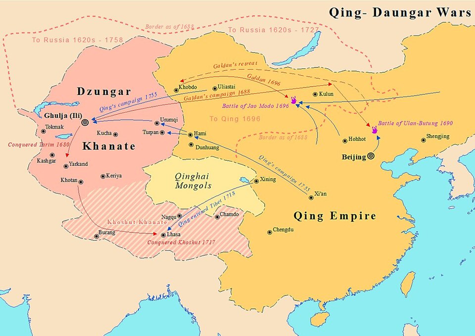 Fayl:Qing Dzungar wars.jpg
