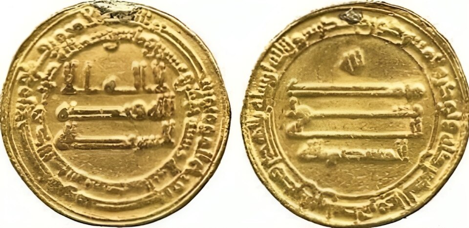 Fayl:Abbasid Dinar - Al-Mu'tasim-225h.jpg