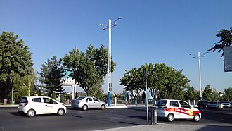 Amir Temur ko'chasida joylashgan Shahidlar xiyoboni