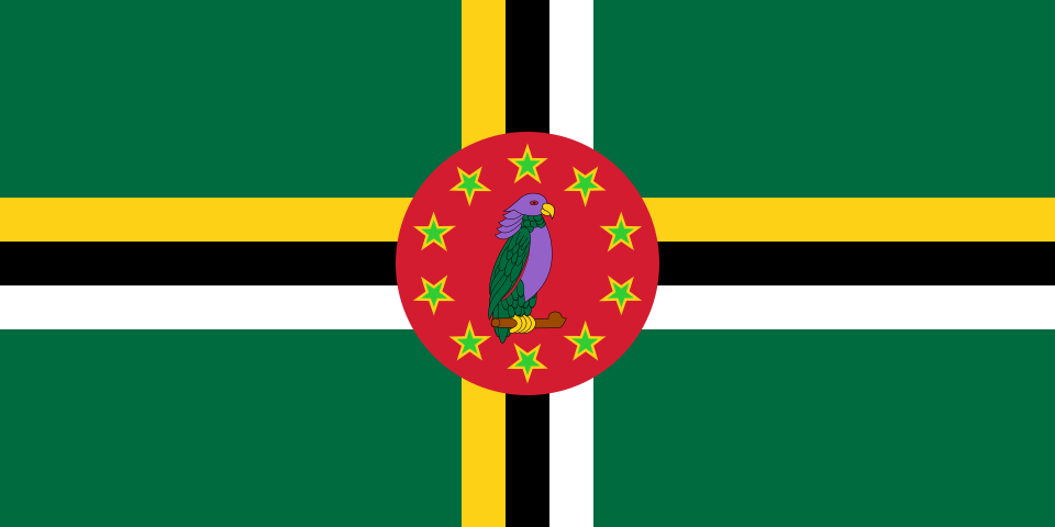 Fayl:Flag of Dominica (1981–1988).svg