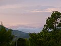 La Cumbre bulutli tepaliklar.