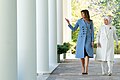Emine Erdoğan va AQSh birinchi xonimi Melania Trump.