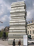 Modern Book Printing, Berliner g'oyalar yurishining to'rtinchi haykali (oltitadan). Ochilish: 2006-yil 21-aprel.