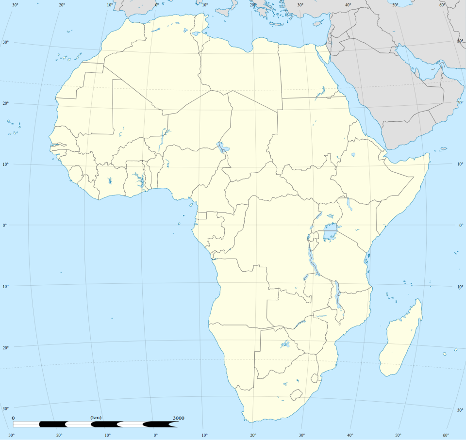 Fayl:Africa location map without rivers.svg