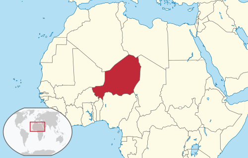 Location of Niger
