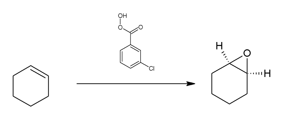 Fayl:Reaction of cyclohexene with mCPBA.png