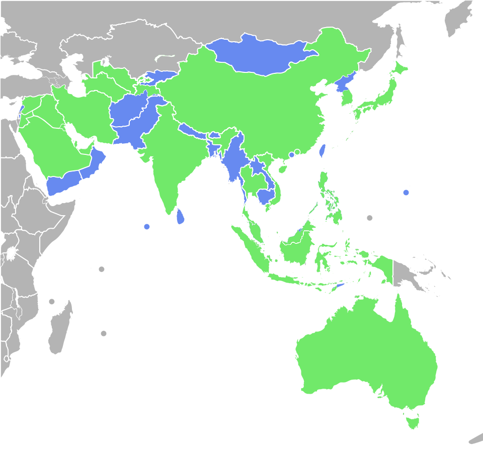 Fayl:AFC members Champions League participants.svg