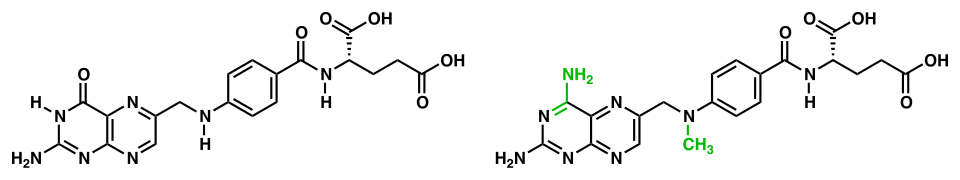 Fayl:Methotrexate vs folate 2.svg