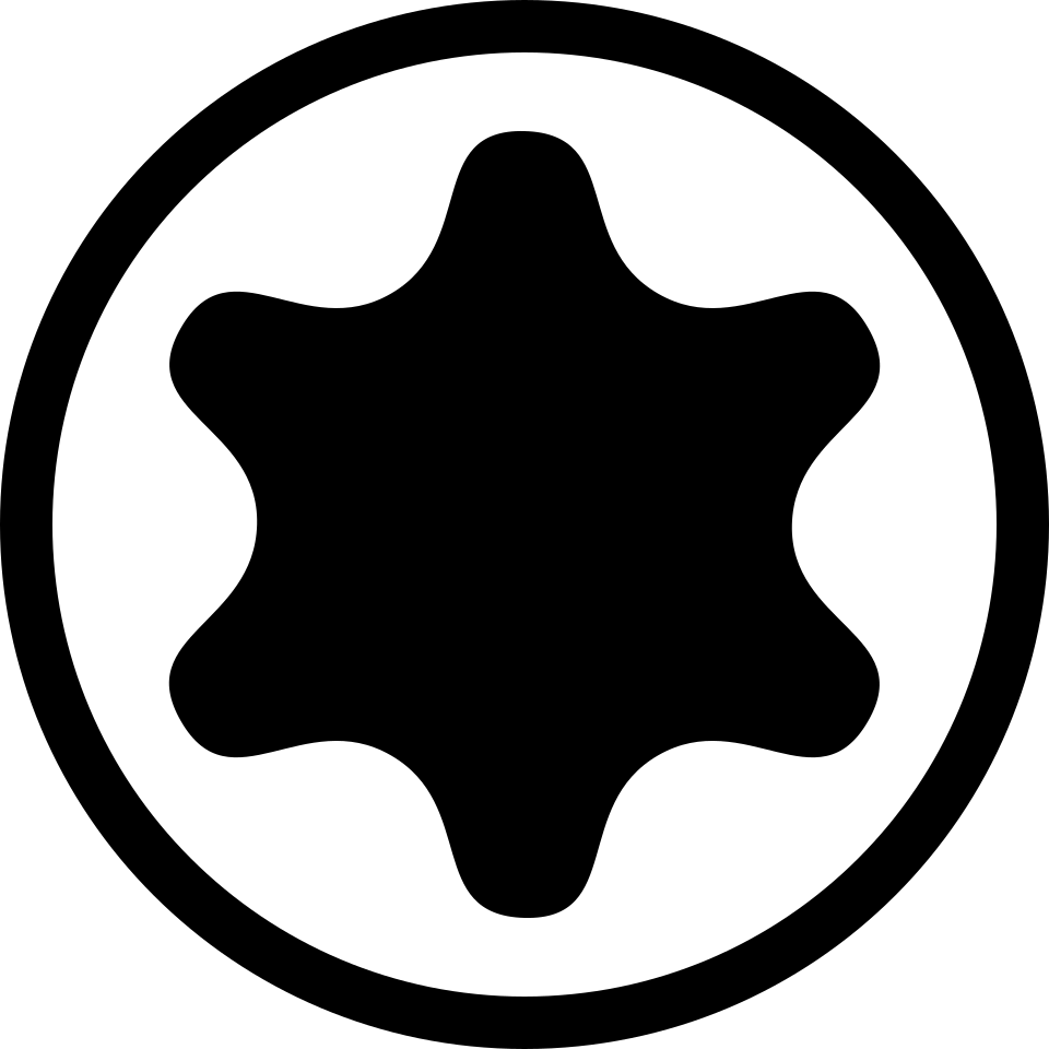 Fayl:Screw Head - Torx.svg
