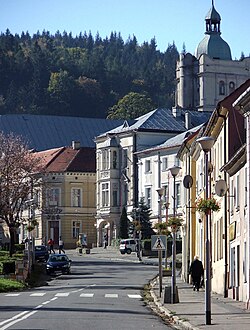 Skyline of Zloty Stok