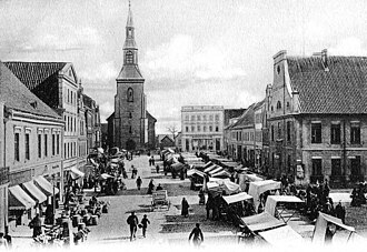 Insterburgdagi Lyuteran cherkovi  (Eski bozor)  1945-yil