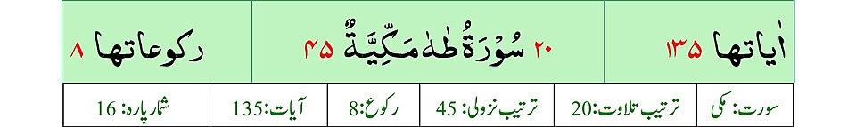 Fayl:Title Sura 020 Ta-Ha.jpg