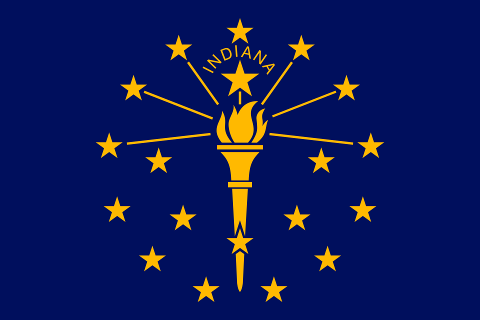 Fayl:Flag of Indiana.svg