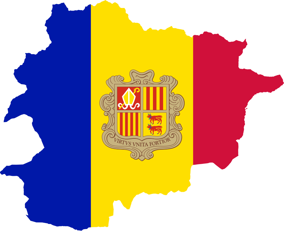 Fayl:Flag map of Andorra.svg