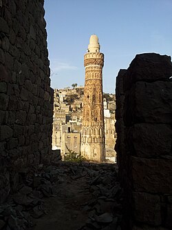 As seen from the Palace of Queen Arwa