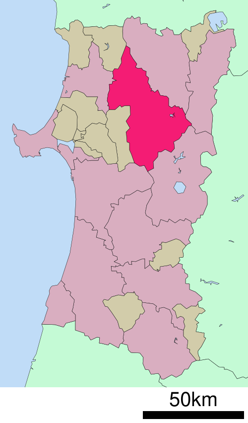Fayl:Kitaakita in Akita Prefecture Ja.svg