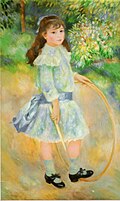 Girl With a Hoop, 1885