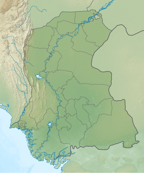 Fayl:Pakistan Sindh relief map.svg