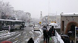 Tajrish tumani qishda.