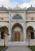 An entrance to the mosque