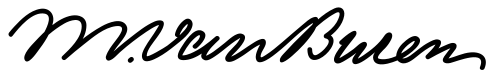 Fayl:Martin Van Buren Signature2.svg