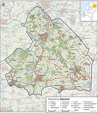 Drenthe xaritada