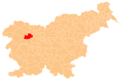 Železniki munitsipaliteti xaritasi