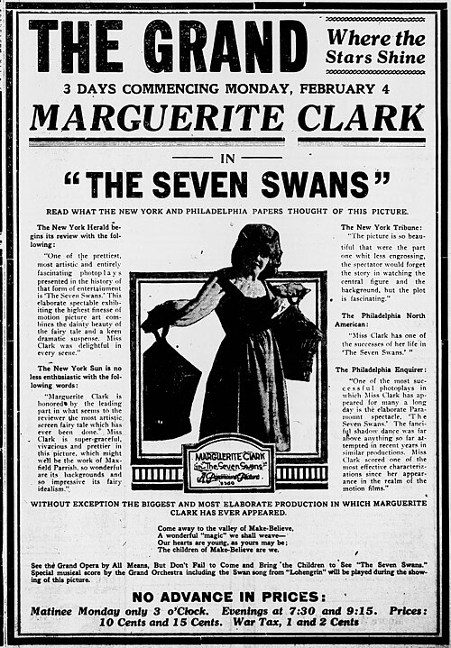 Fayl:The Seven Swans 1918 newspaper.jpg