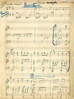 „Arshin molchi“ - qoʻlyozma, 1917-yil.