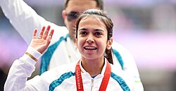 Asila Mirzayorova[58] Paralimpiya chempioni va rekordchisi